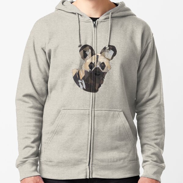 Afrikanischer Wildhund Kapuzenjacke