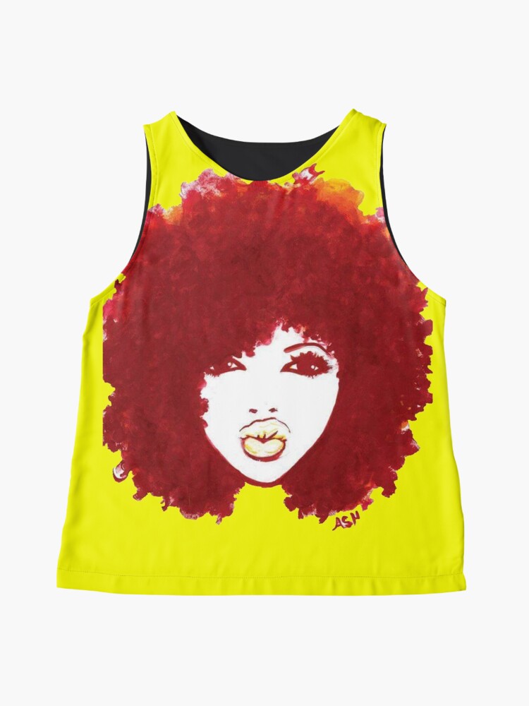 Alternate view of Curly Afro Autumn Proud Of Natural Hair T-Shirt Sleeveless Top