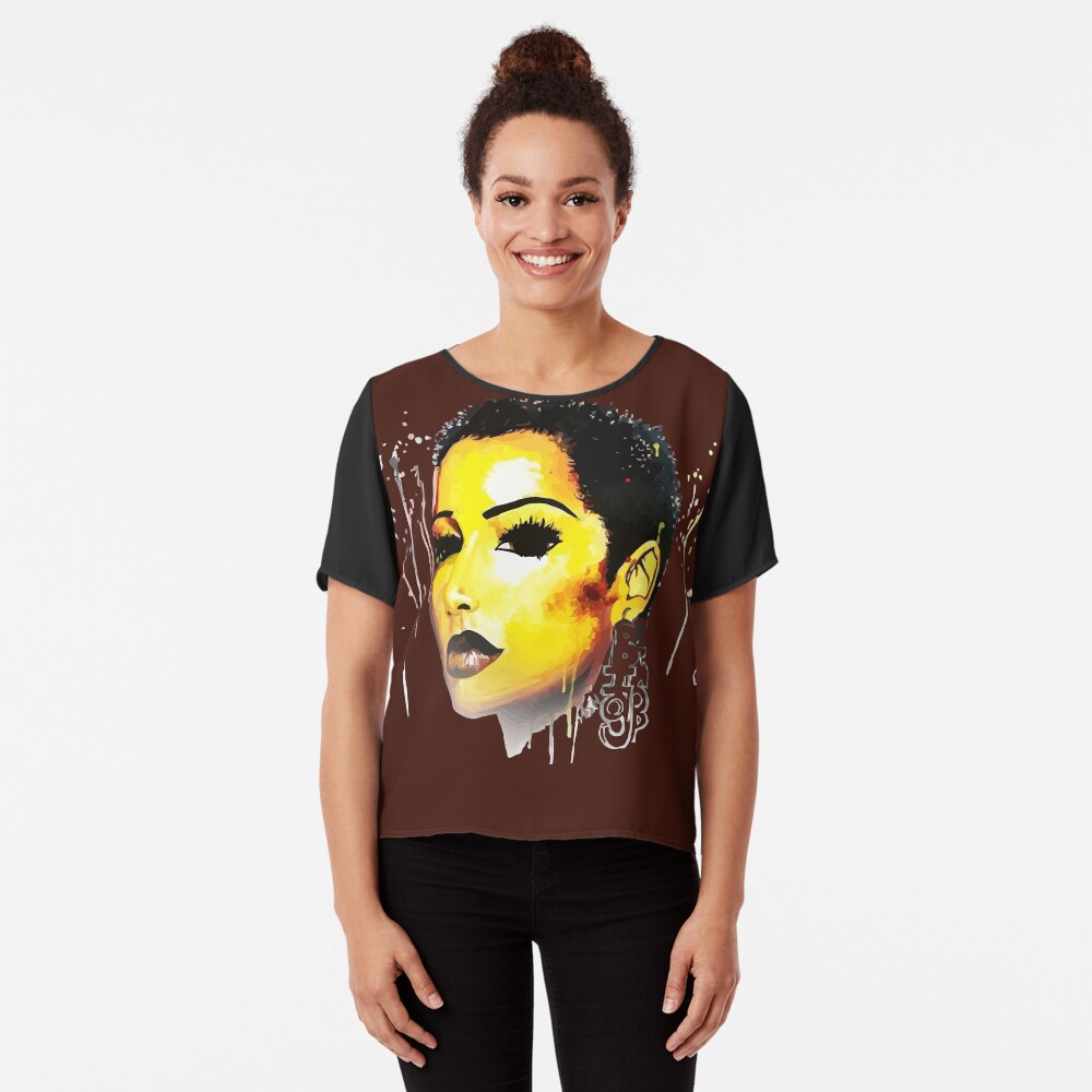 BIG Chop Journey Tshirt Afro Hair Natural Hair Chiffon Top