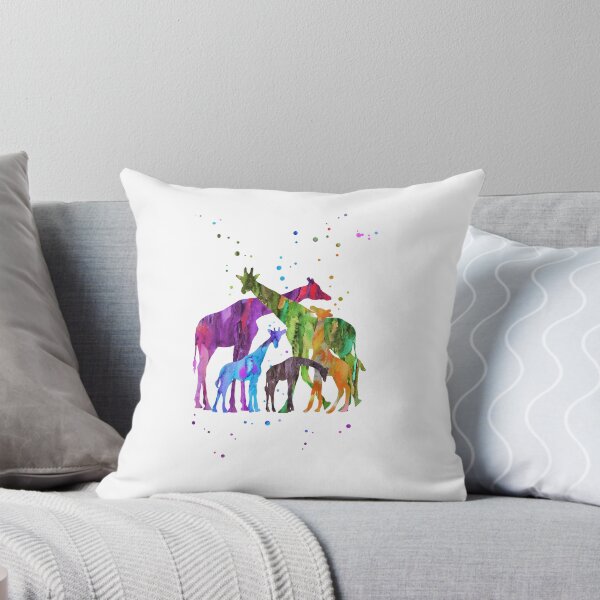 Item preview, Giraffe family, Giraffe, watercolor giraffe, giraffes, safari designed and sold by Rosaliartbook.