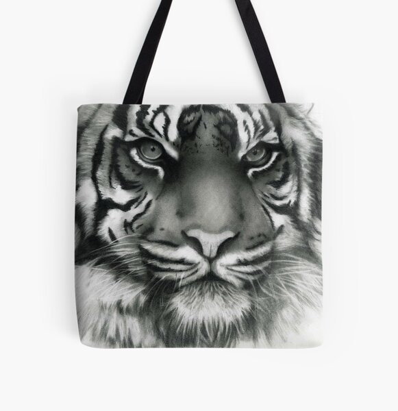 Tiger All Over Print Tote Bag