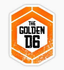 The official Golden D6 merchandise shop Sticker
