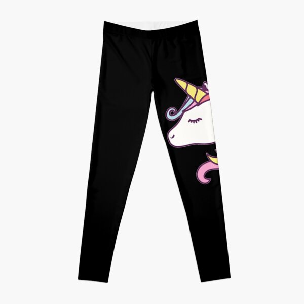 Happy Emoji Unicorn Leggings