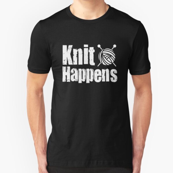 Knitting Knitting Knitting Slim Fit T-Shirt