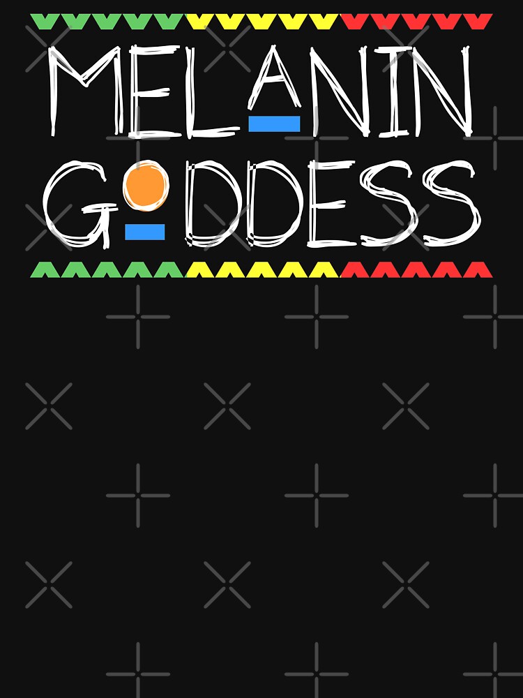 Melanin Goddess African T-Shirt Black Queen Excellence Tee