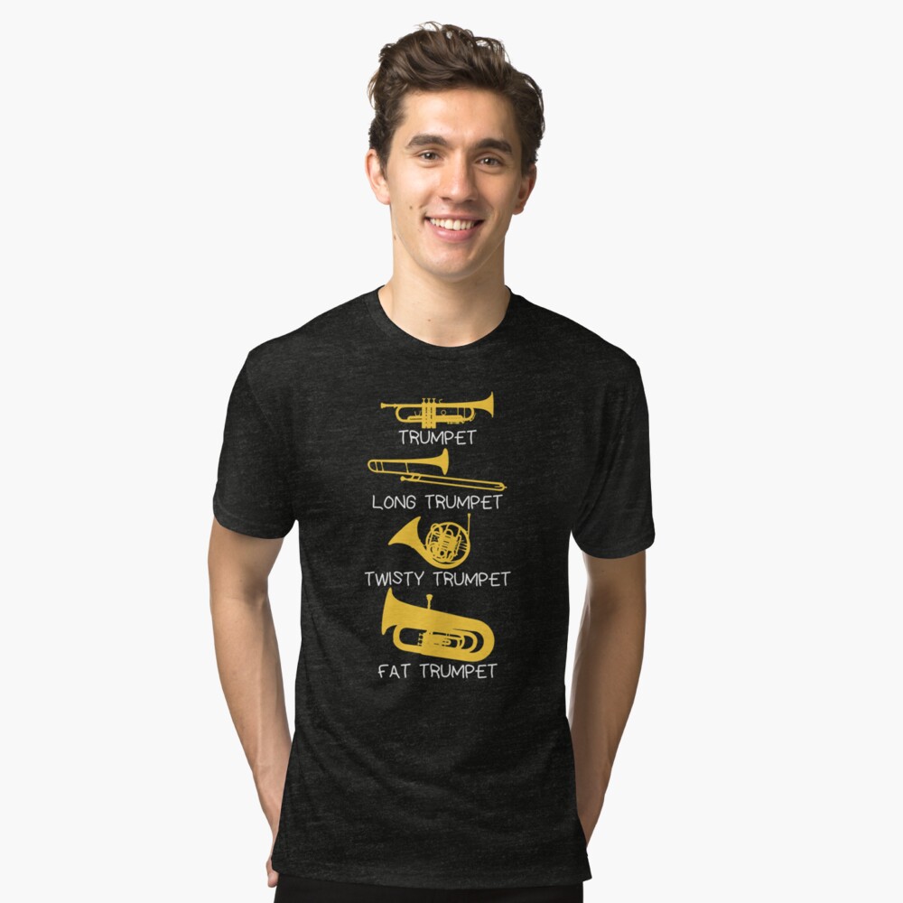 trumpet player t shirt