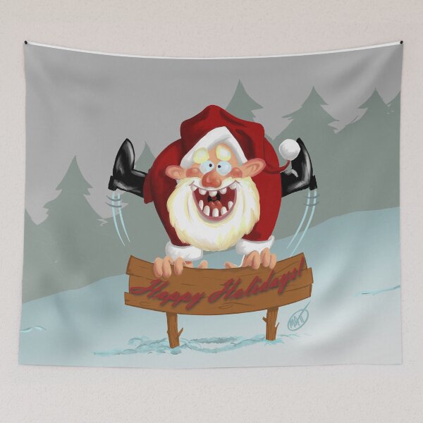Item preview, Jumping Santa designed and sold by MattPao.