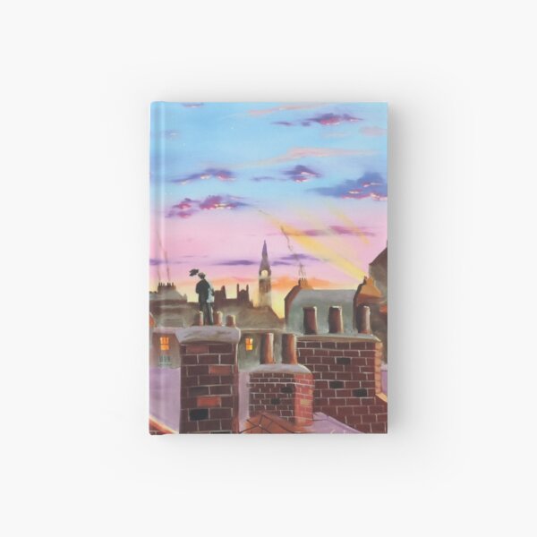 Mary Poppins and Bert Hardcover Journal