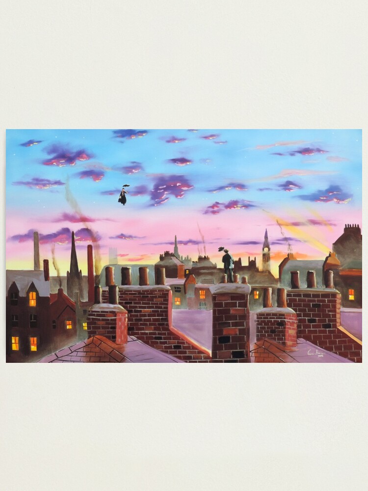 Alternate view of Mary Poppins and Bert Photographic Print