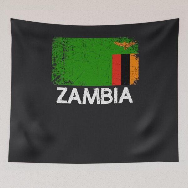 Item preview, Zambian Flag Design | Vintage Made In Zambia Gift designed and sold by melsens.