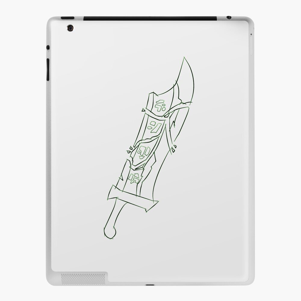 iPod Touch 4 Case White League of Legends Dragonblade Riven