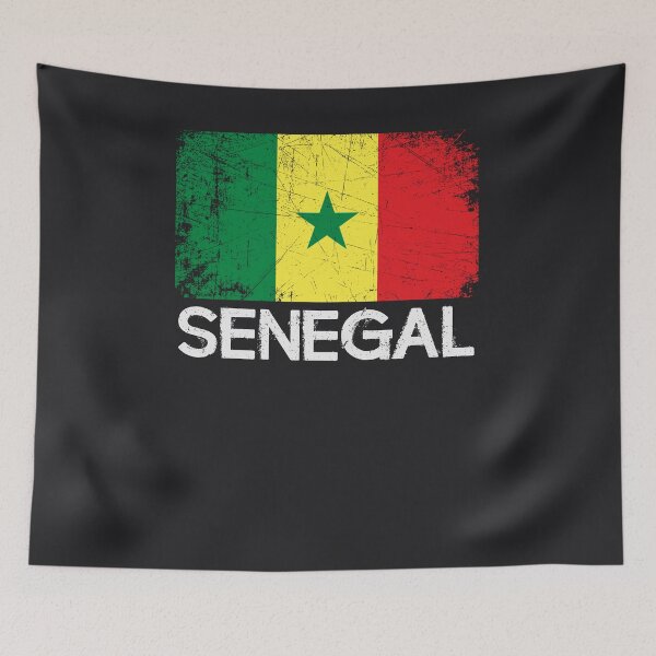 Item preview, Senegalese Flag Design | Vintage Made In Senegal Gift designed and sold by melsens.
