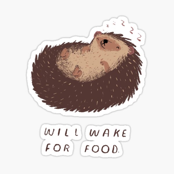 Item preview, will wake for food. designed and sold by louros.