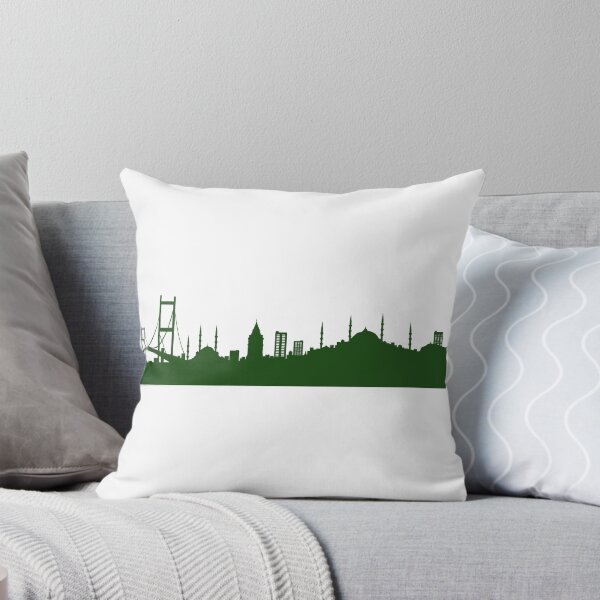 Artikelvorschau, ISTANBUL Skyline in waldgrün entworfen und verkauft von 44spaces.