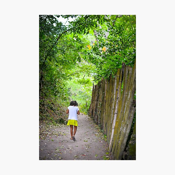 Growing up in Jamaica Photographic Print
