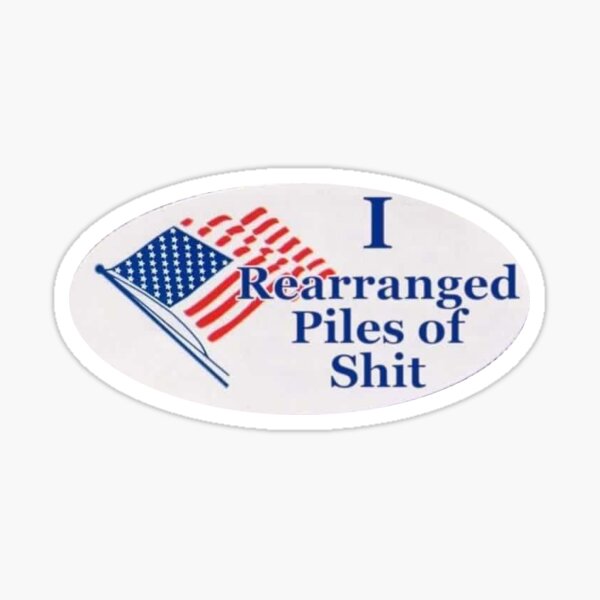 Item preview, I voted to rearrange piles of shit designed and sold by underscorepound.