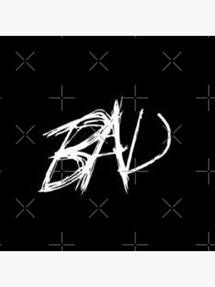 Bad Xxxtentacion Logo Poster For Sale By Fmlredbub Redbubble 