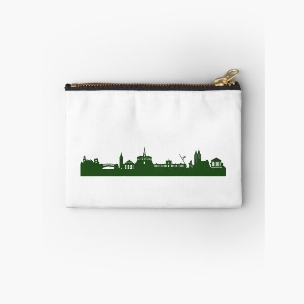 Item preview, KASSEL skyline in forest green designed and sold by 44spaces.