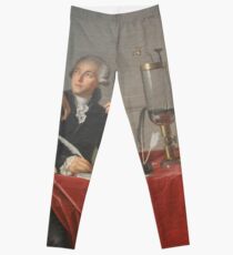 Portrait of Antoine-Laurent Lavoisier and his Wife #twopeople #20years #youngadult #40years #matureadult #adult #people #dress #furniture #veil #facialexpression #portrait #realpeople #Lavoisier  Leggings