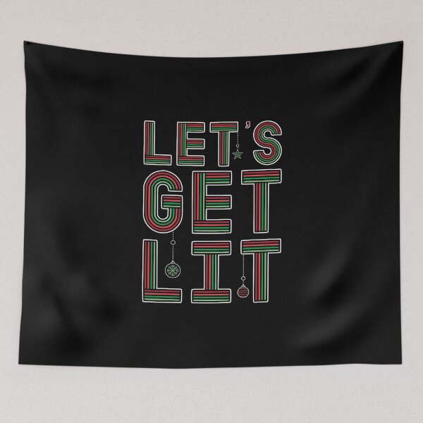 Item preview, Let's Get Lit This Christmas designed and sold by saivi.