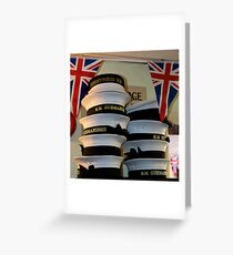 Caps Greeting Card