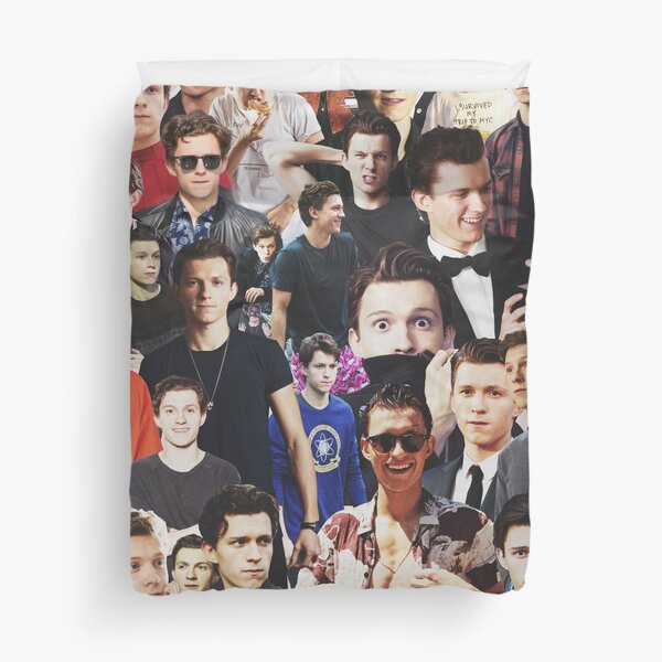 Tom Holland collage Duvet Cover