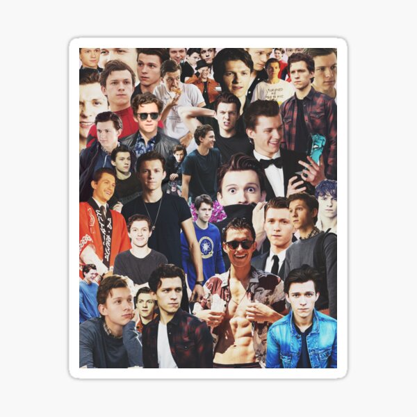 Item preview, Tom Holland collage designed and sold by famousmarilia.