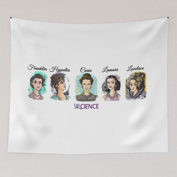 Item preview, Shecience Franklin Hypatia Curie Lamarr Lovelace designed and sold by Shecience.