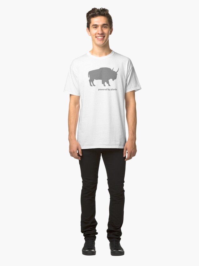 Alternate view of Buffalo - powered by plants Classic T-Shirt