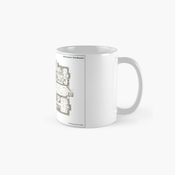 Abandoned Tavern Cartographic Art Classic Mug