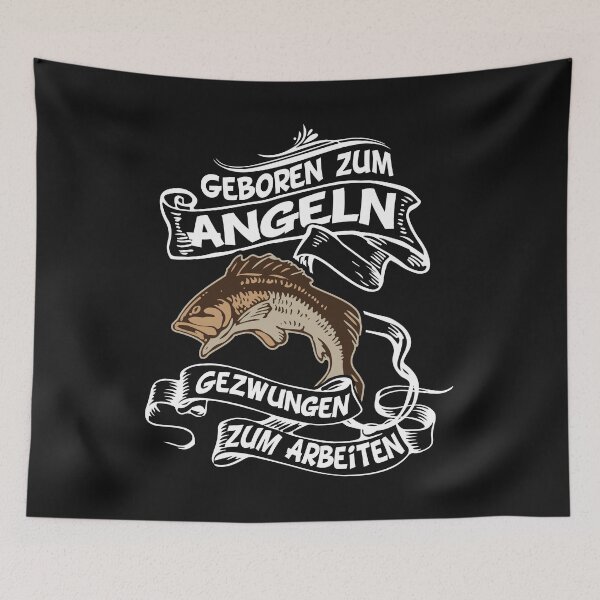 Item preview, Born to go fishing Forced to work designed and sold by dtino.