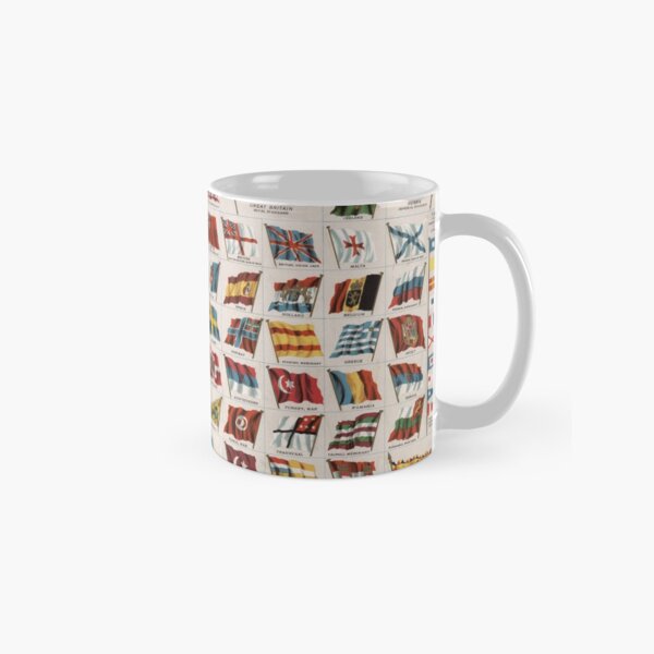 Vintage Flags of The World Illustration (1892) Classic Mug