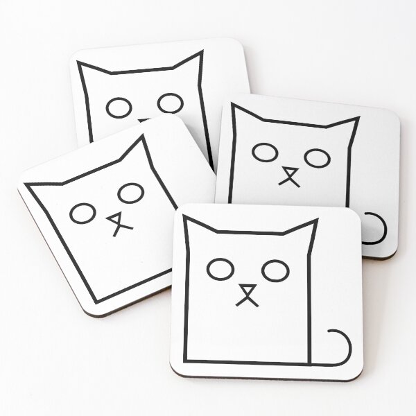 Item preview, cute cat designed and sold by colorsofcherry.