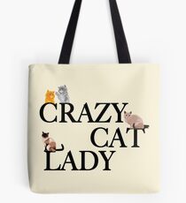 Bolsa de tela Crazy Cat Lady