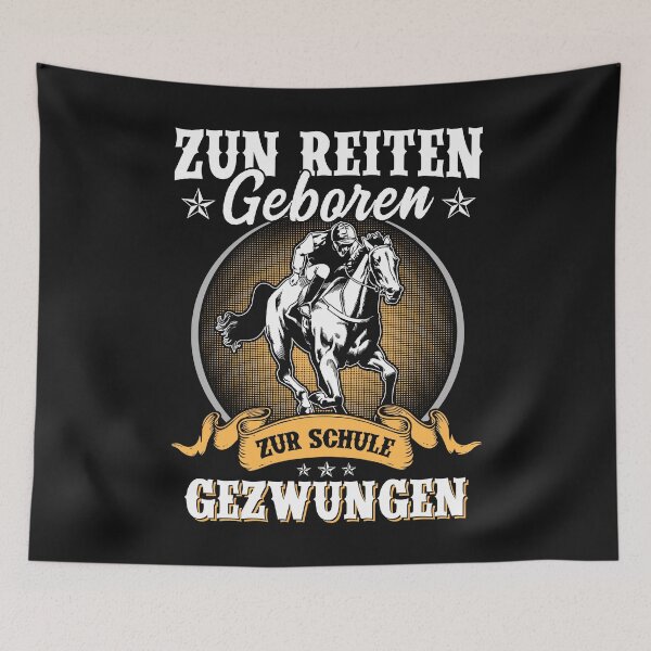 Item preview, For riding born forced to school designed and sold by dtino.