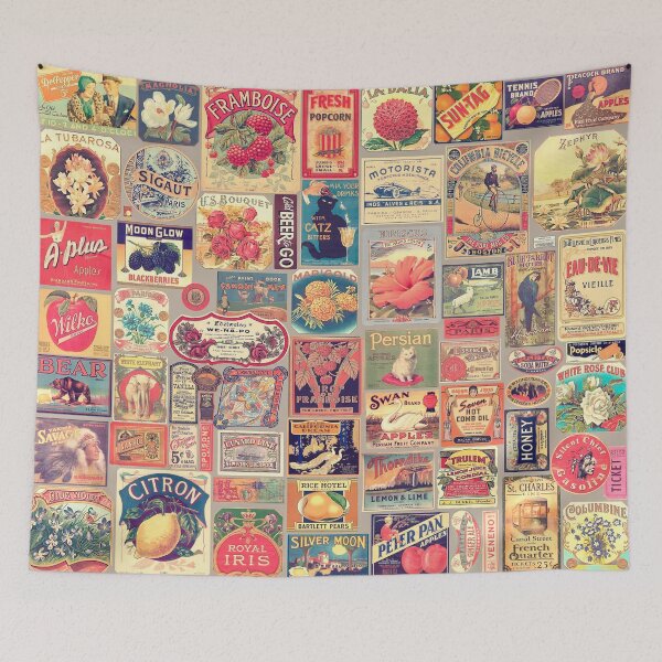 Item preview, Vintage Retro Labels Set designed and sold by Eva Nev.