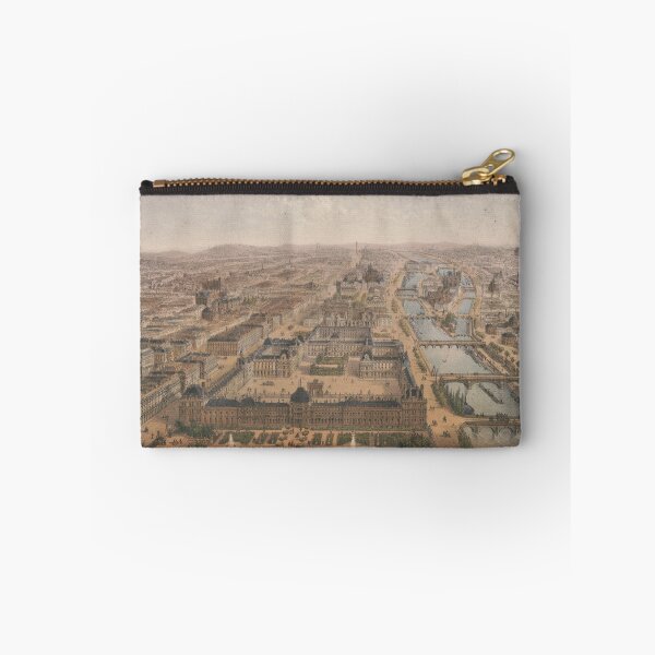 Item preview, Vintage Paris & The Louvre Palace Map (1879) designed and sold by BravuraMedia.