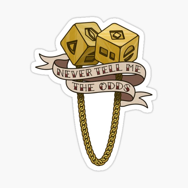 Solo's Lucky Dice Sticker