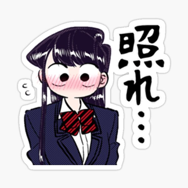 Komi San Stickers | Redbubble