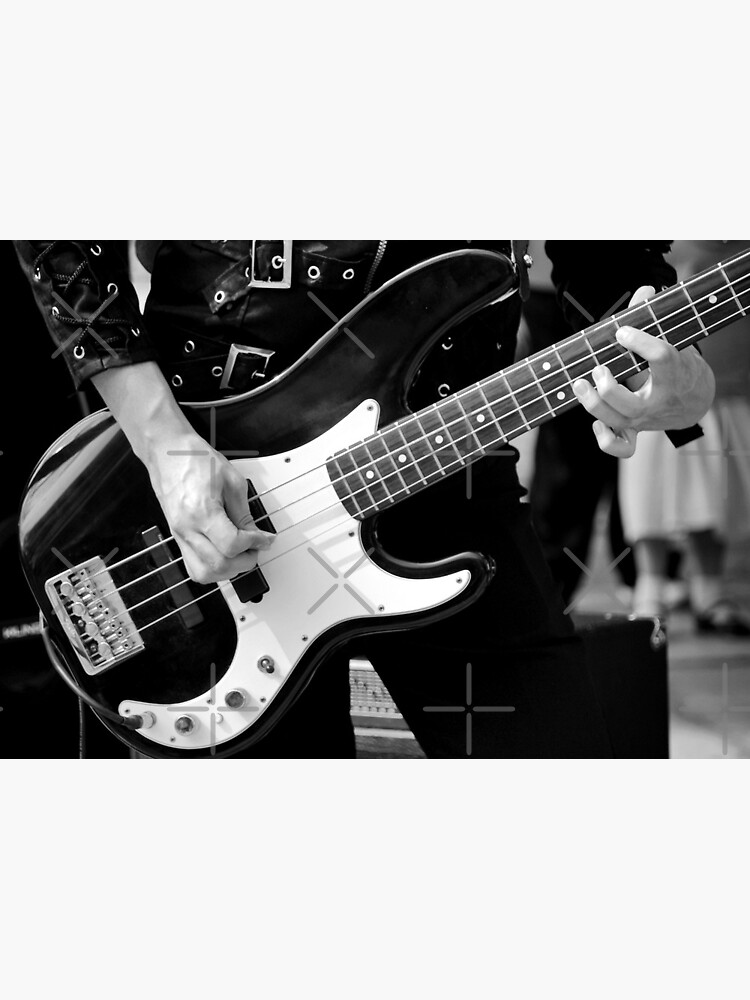 Thumbnail 2 of 2, Greeting Card, Bass player designed and sold by MaluC.