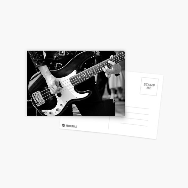 Bass player Postcard