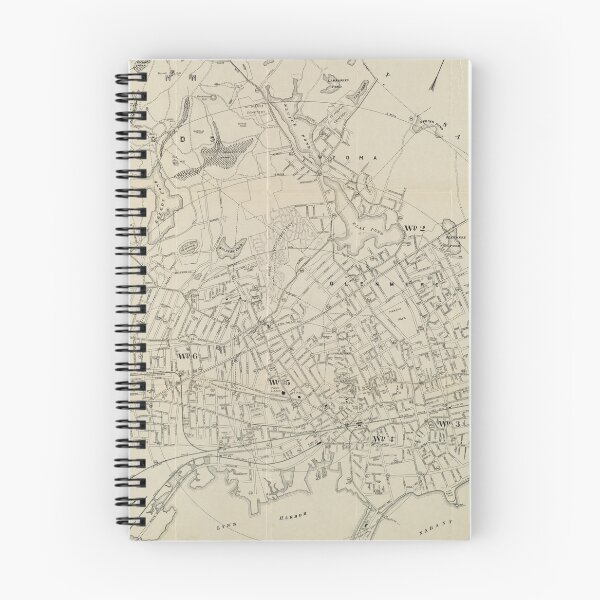 Item preview, Vintage Map of Lynn MA (1905) designed and sold by BravuraMedia.