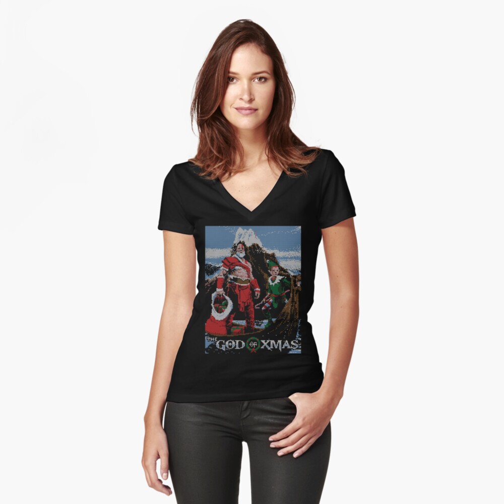 Item preview, Fitted V-Neck T-Shirt designed and sold by CoDdesigns.