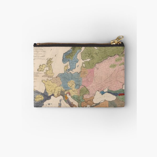 Item preview, Vintage Anthropological Map of Europe (1861) designed and sold by BravuraMedia.