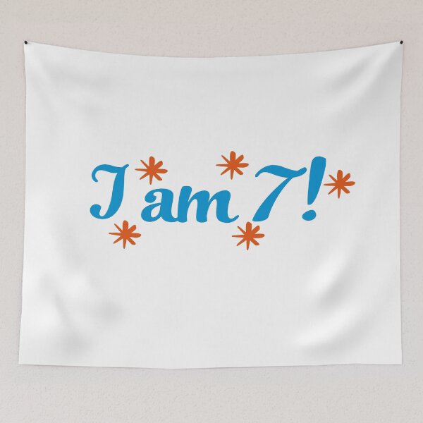 Item preview, I am 7! designed and sold by Vectorqueen.