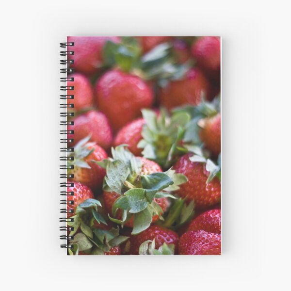 Strawberries Spiral Notebook