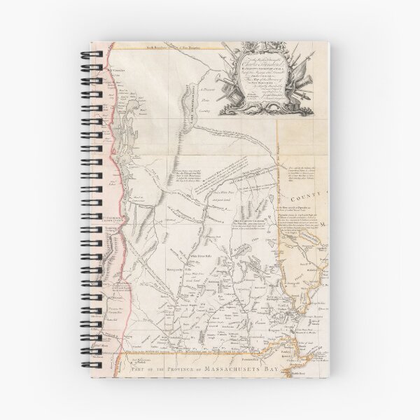 Item preview, Vintage New Hampshire Exploration Map (1761) designed and sold by BravuraMedia.