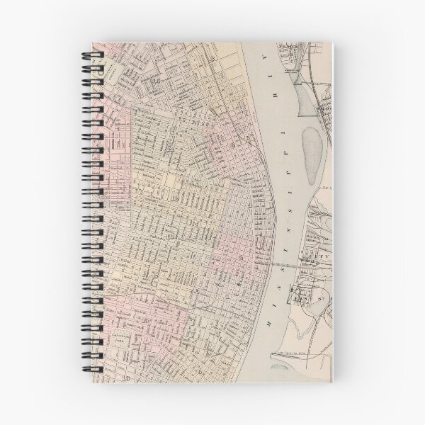 Item preview, Vintage Map of St Louis MO (1884) designed and sold by BravuraMedia.
