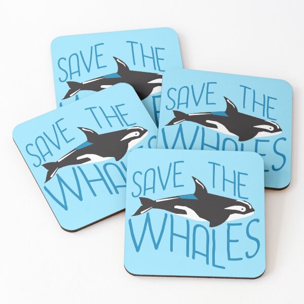 Item preview, Cute Save the Whales designed and sold by Epic Love Designs.