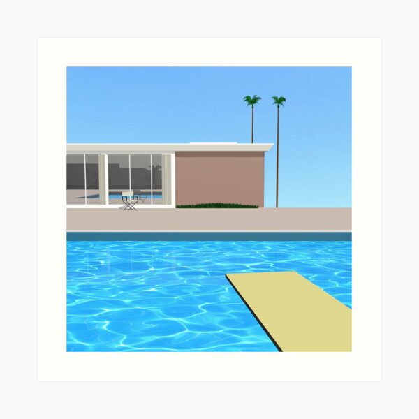A bigger splash without splash Art Print